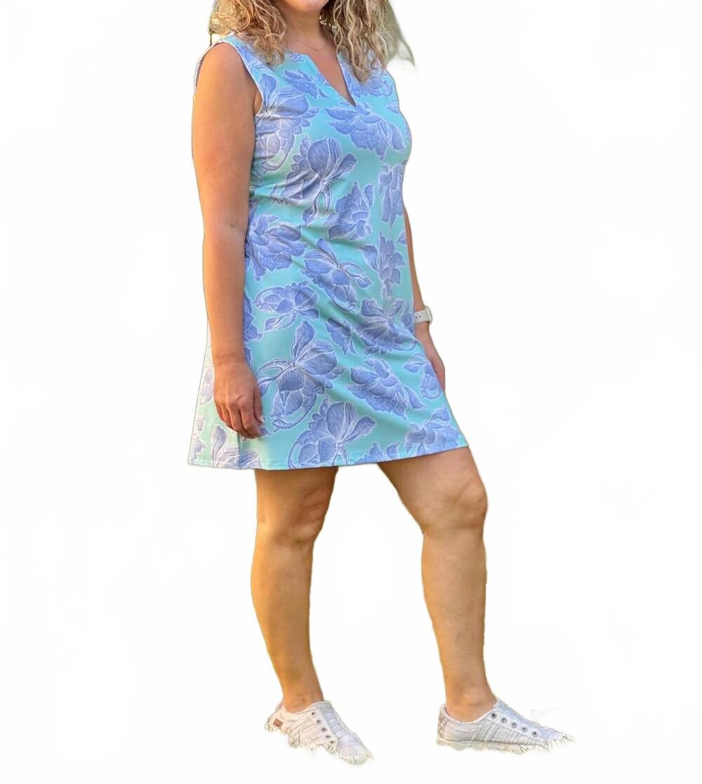 NEW ANA CLARE carly shift dress in lotus